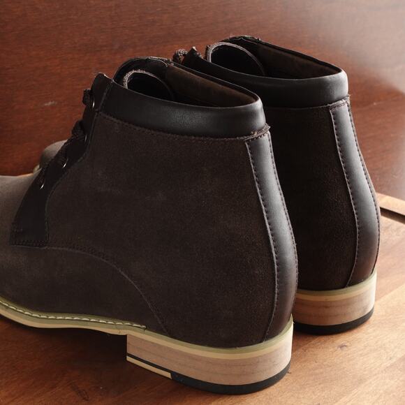 Calto Boots Mens Size 6.5 Brown Elevator Height Increasing Chukka‎ Ankle Casual main image 13